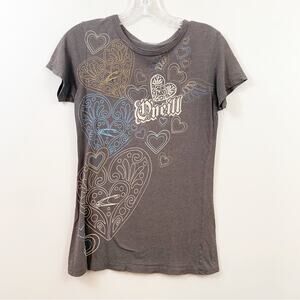 O’Neill Heart Hippie Brown T-Shirt